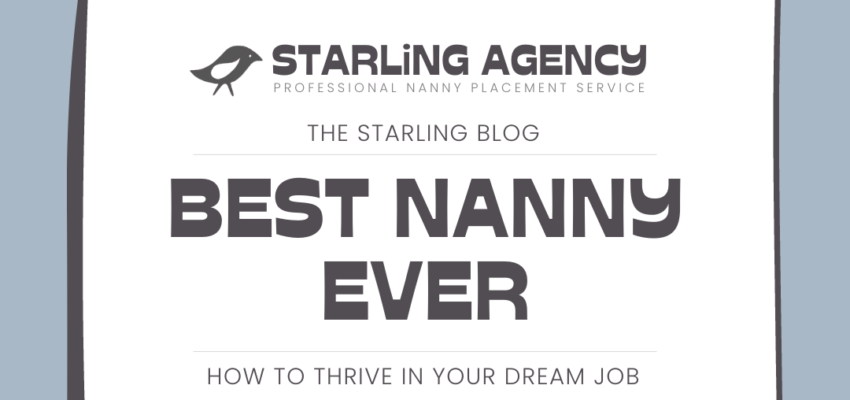 How to Be the Best Nanny