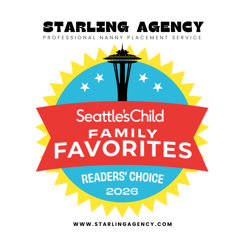 Starling Agency - Seattle’s Child Family Favorite 2026 Winner. Seattle's Favorite Nanny Agency